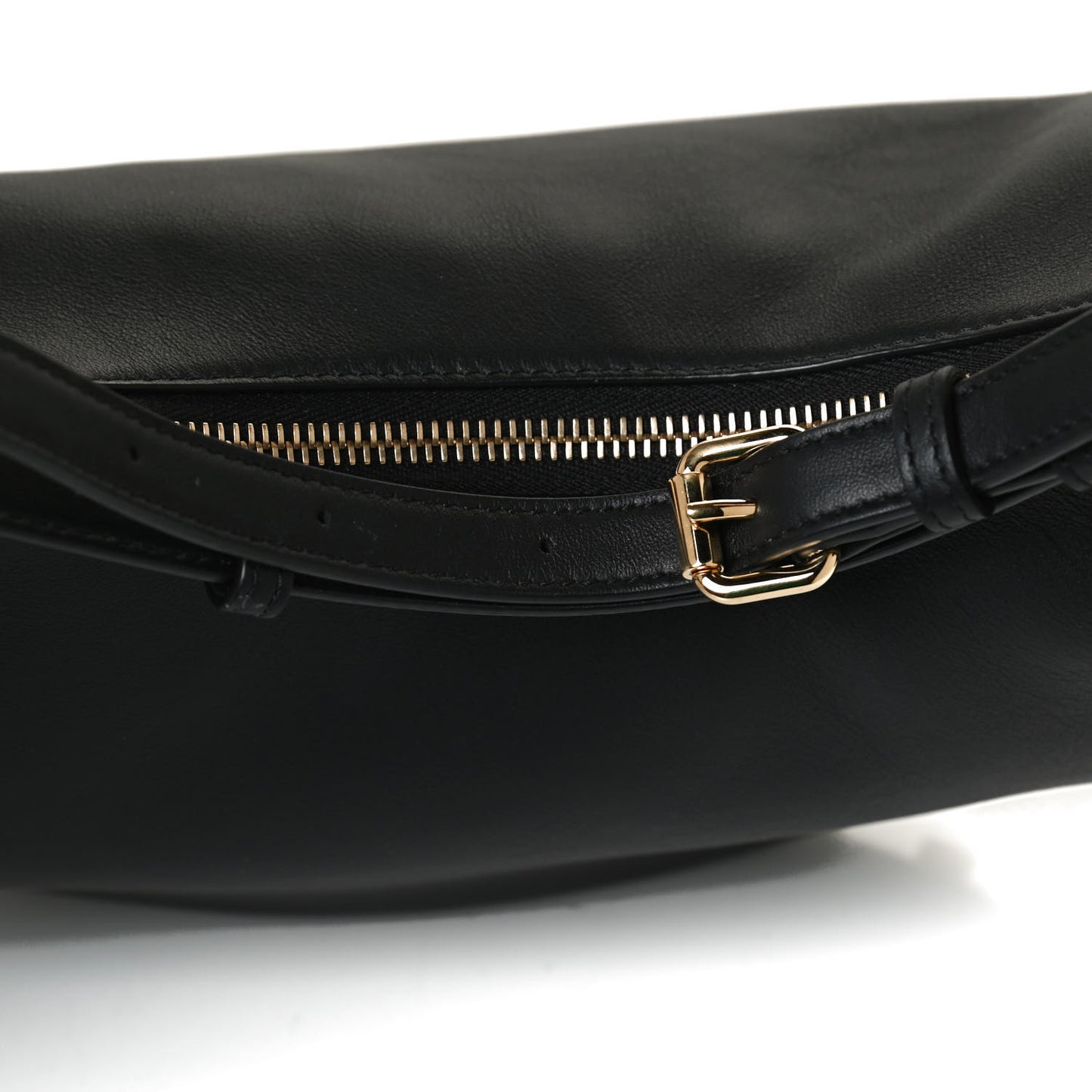 Vitello Grace Matte Small Fendigraphy Hobo Bag Black