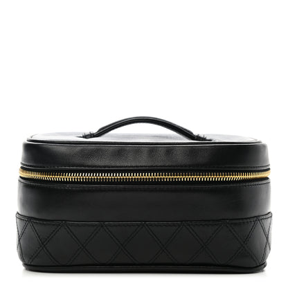 Chanel Lambskin Vanity Cosmetic Case Black 1 of 10