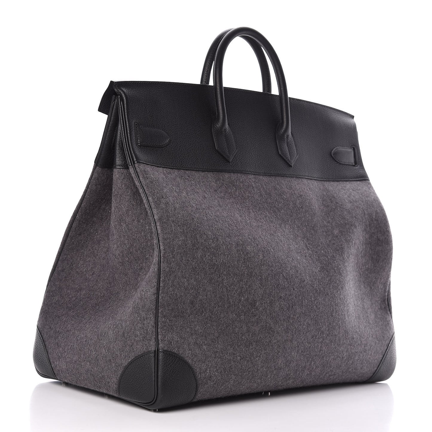Togo Wool HAC Travel Birkin 50 Black