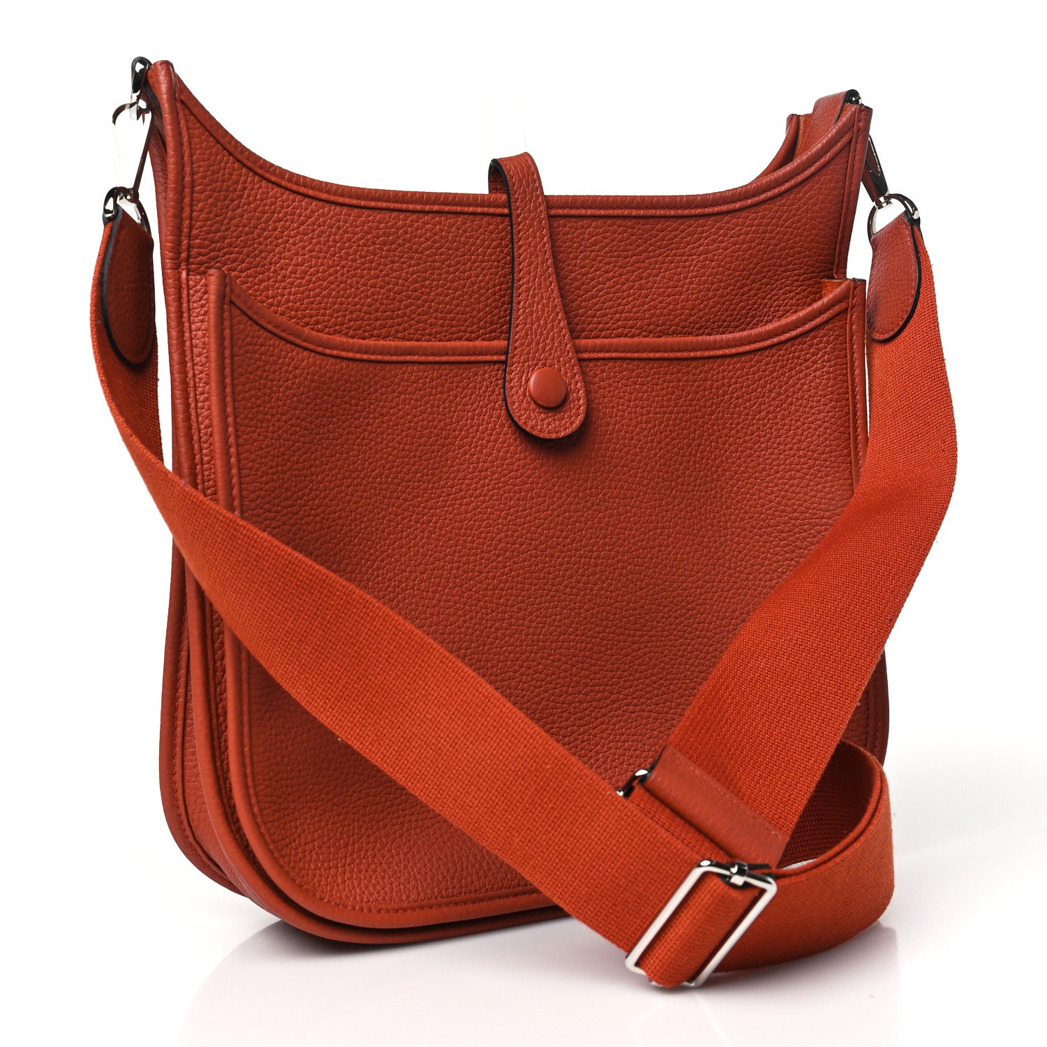 Hermes Taurillon Clemence EVELYNE III PM Cuivre 3 of 11