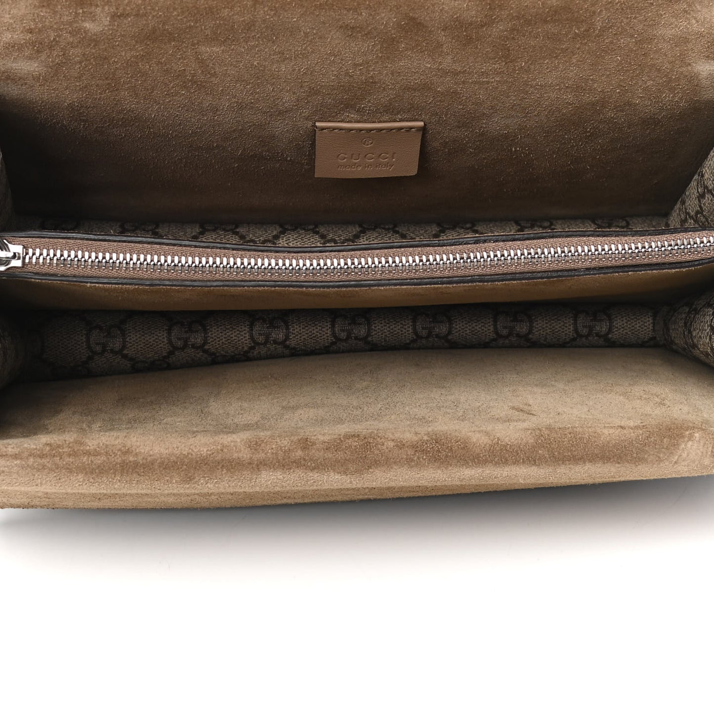 GG Supreme Monogram Small Dionysus Shoulder Bag Taupe