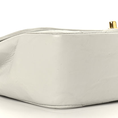 Chanel Lambskin Quilted Medium Single Flap White 8 of 9