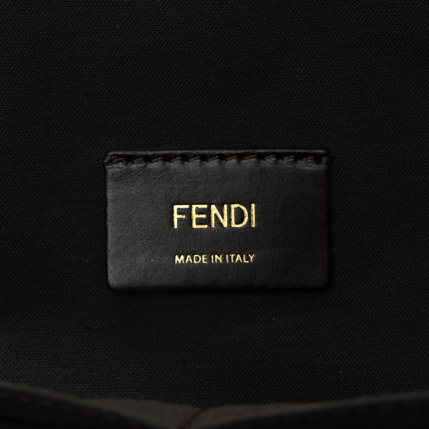 Fendi Pequin Spalmati Medium Roll Tote Tobacco Foresta 6 of 10