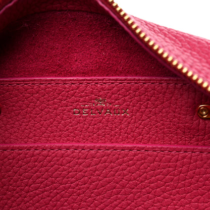 Delvaux Taurillon Soft Mini Cool Box Satchel FRAMBOISE 6 of 13