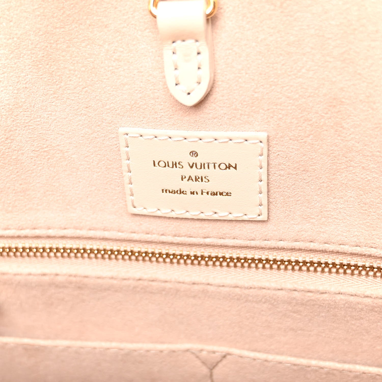 Louis Vuitton Empreinte Monogram Giant Onthego MM Creme Rose Trianon 6 of 9