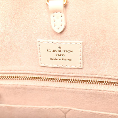 Louis Vuitton Empreinte Monogram Giant Onthego MM Creme Rose Trianon 6 of 9