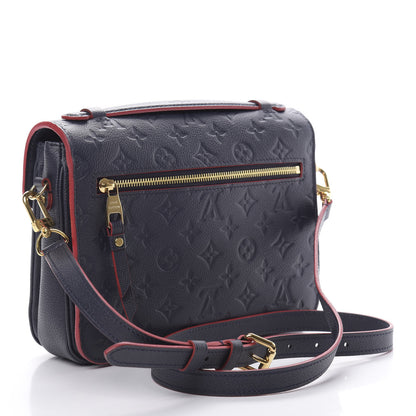 Louis Vuitton Empreinte Pochette Metis Marine Rouge 3 of 14