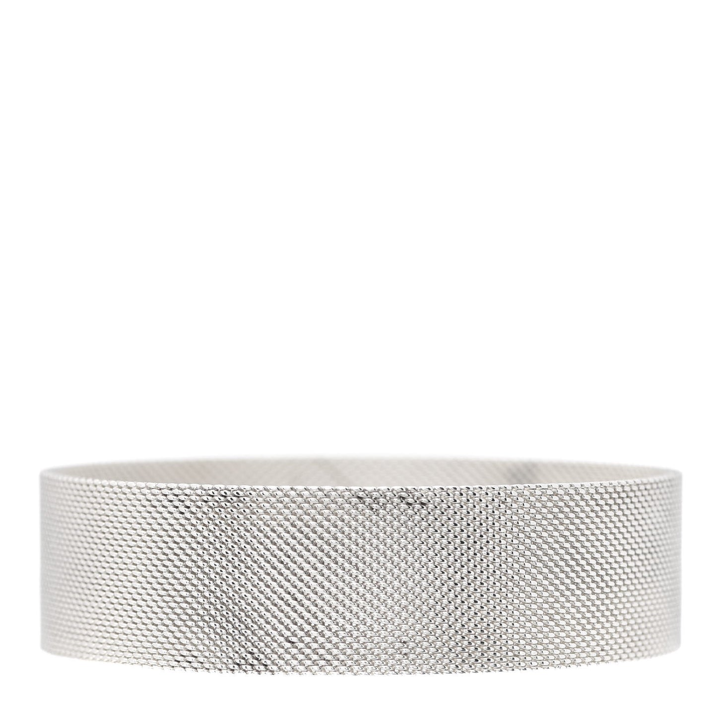 Sterling Silver Wide Mesh Somerset Bangle Bracelet