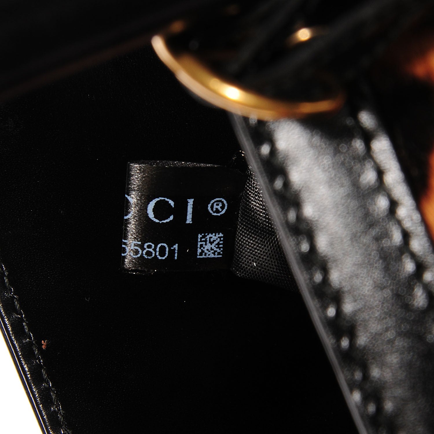 Gucci Pony Hair Jaguar Print Medium Lady Buckle Top Handle Bag Black 6 of 9