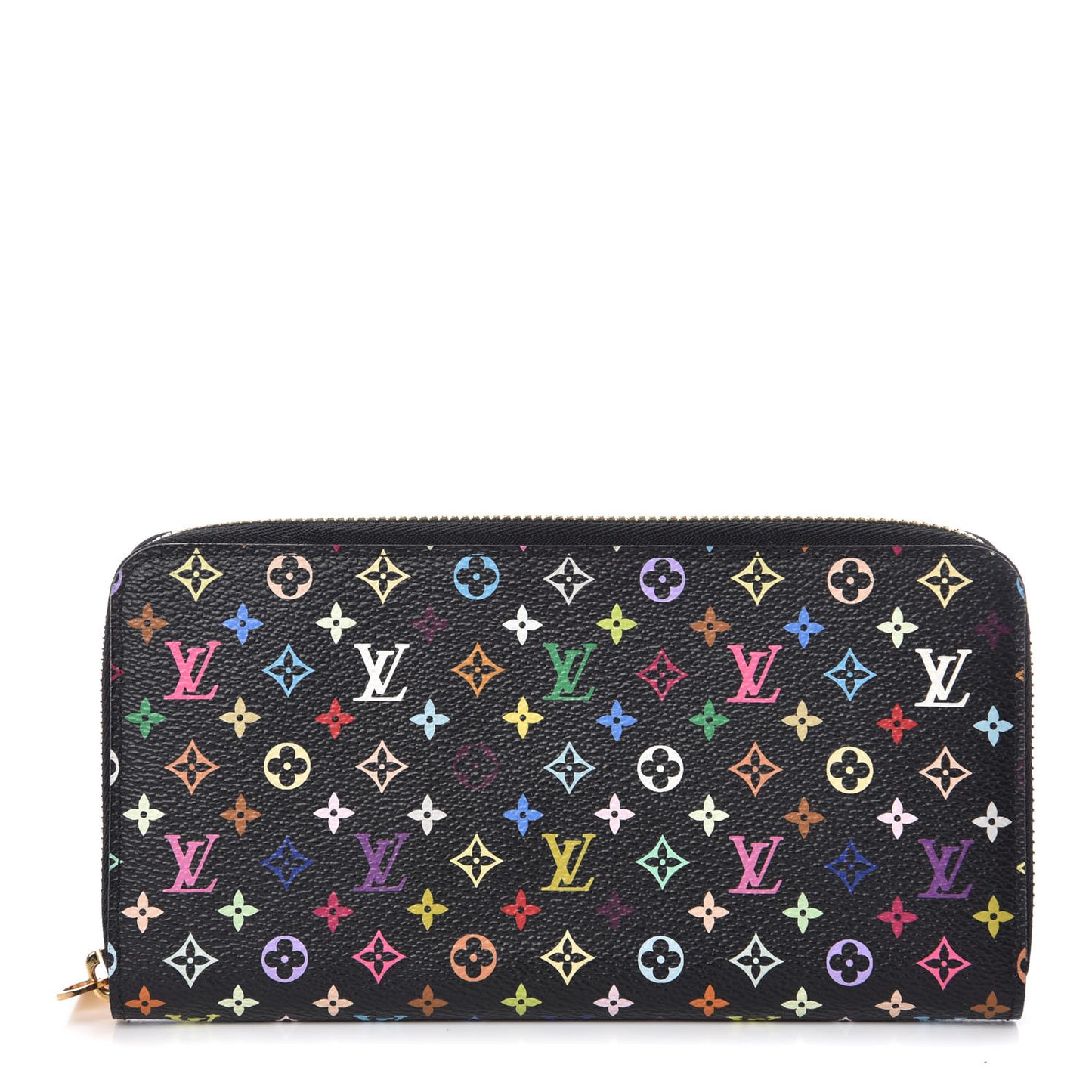 Monogram Multicolor Zippy Wallet Black Grenade