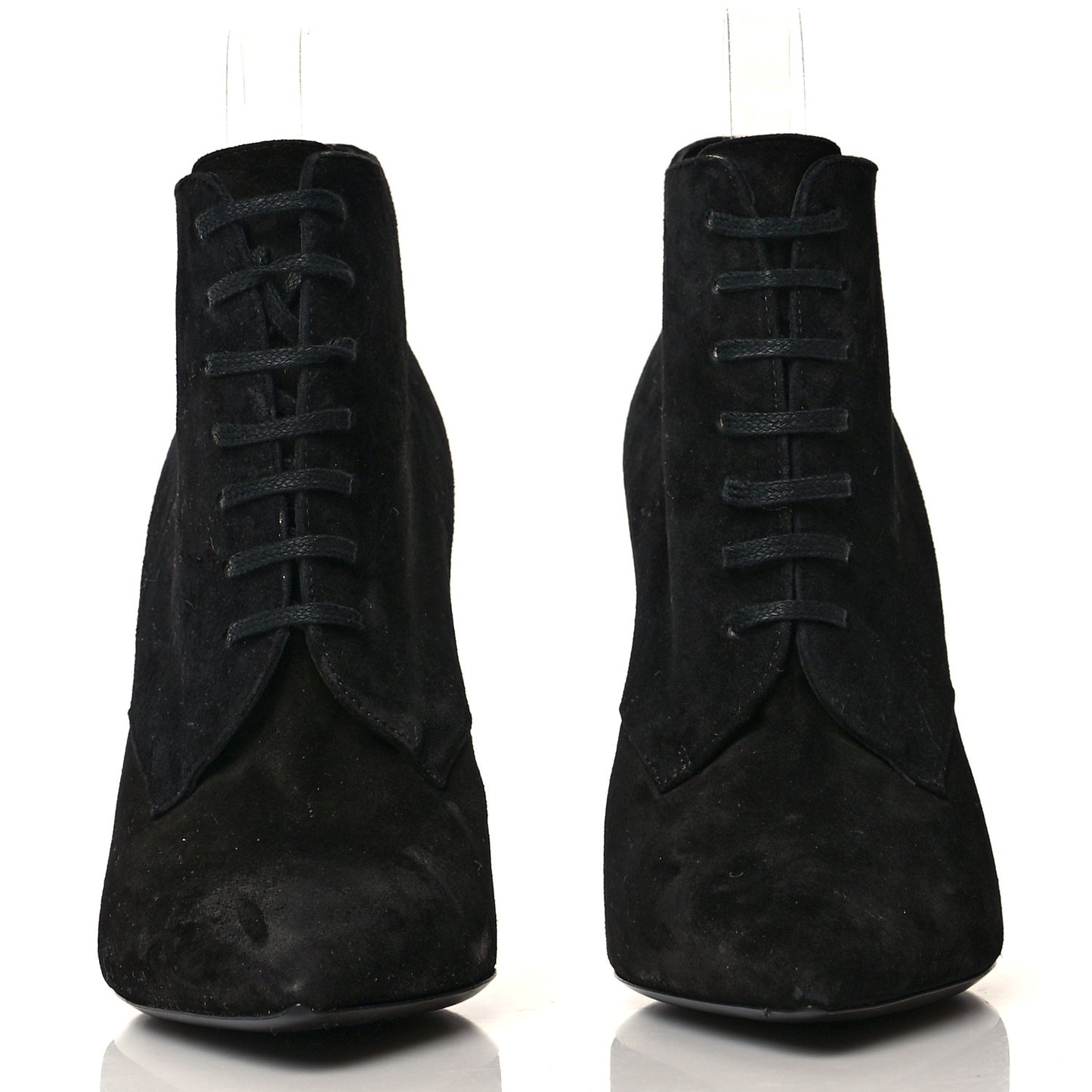 Suede Kiki Lace-Up Ankle Boot 37.5 Black