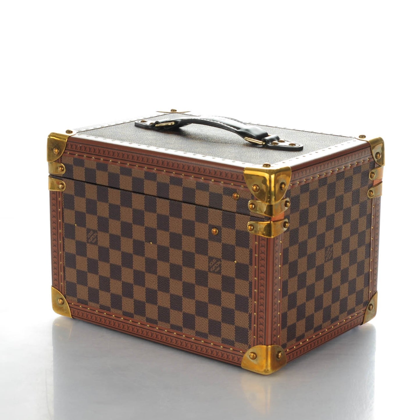Damier Ebene Boite Flacons Beauty Train Trunk Case