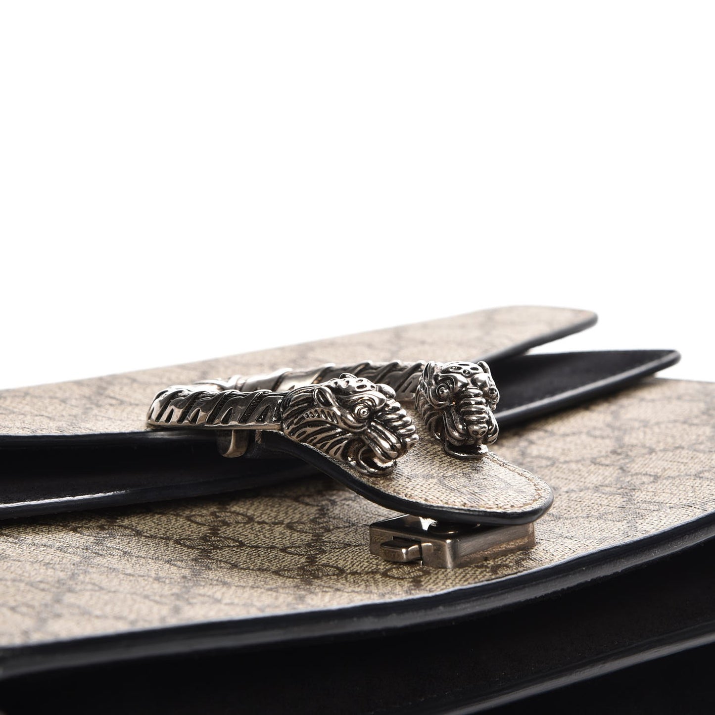 GG Supreme Monogram Small Dionysus Shoulder Bag Black