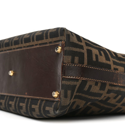 Fendi Zucca Top Handle Tote Tobacco 9 of 9