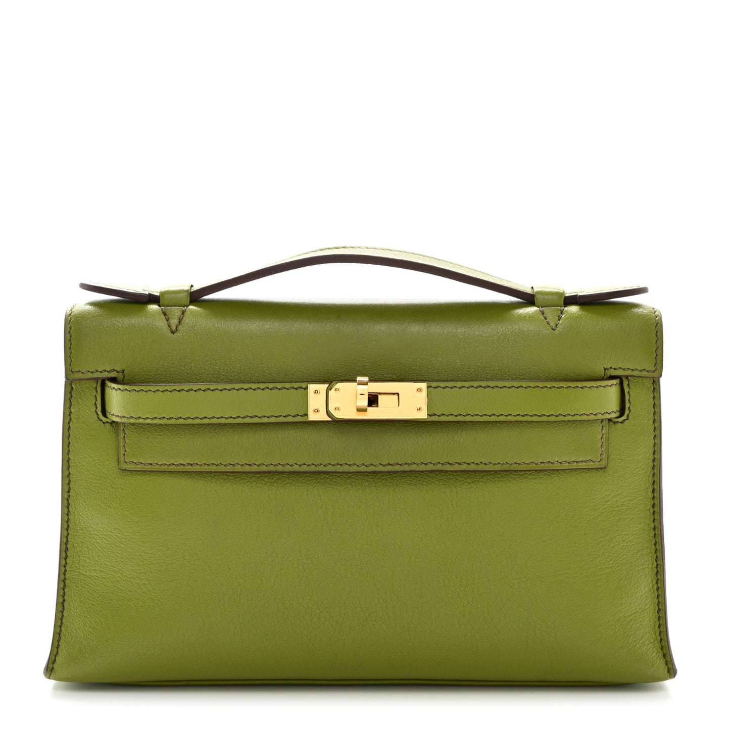 Swift Kelly Pochette Clutch Vert Anis