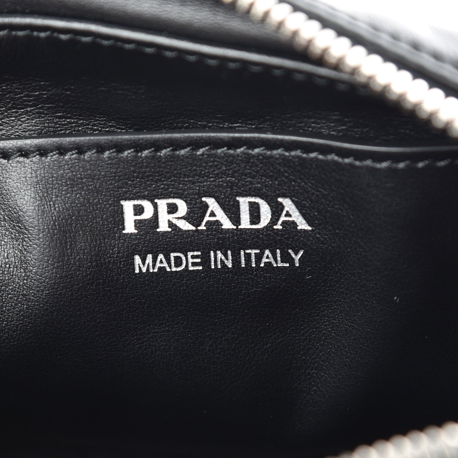 Prada Soft Calfskin Diagramme Crossbody Bag Black 6 of 8