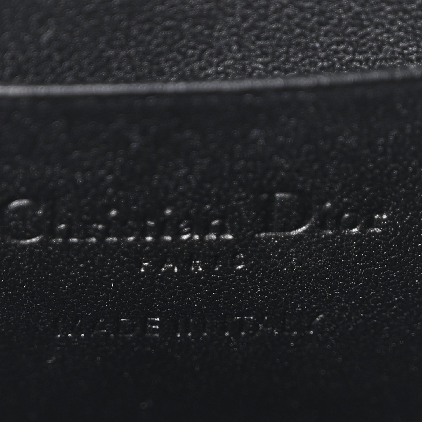 Lambskin Cannage Lucky Star Studded Lady Dior Phone Holder  Black