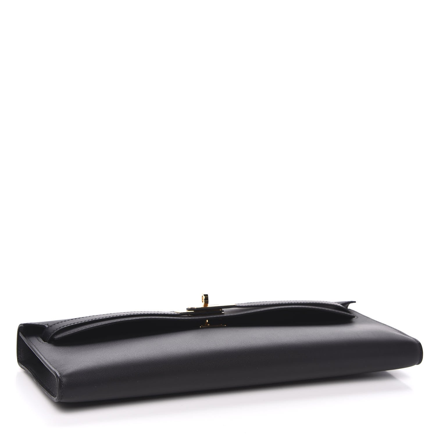 Hermes Swift Kelly Cut Clutch Pochette Black 4 of 9