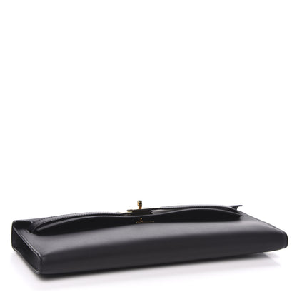 Hermes Swift Kelly Cut Clutch Pochette Black 4 of 9