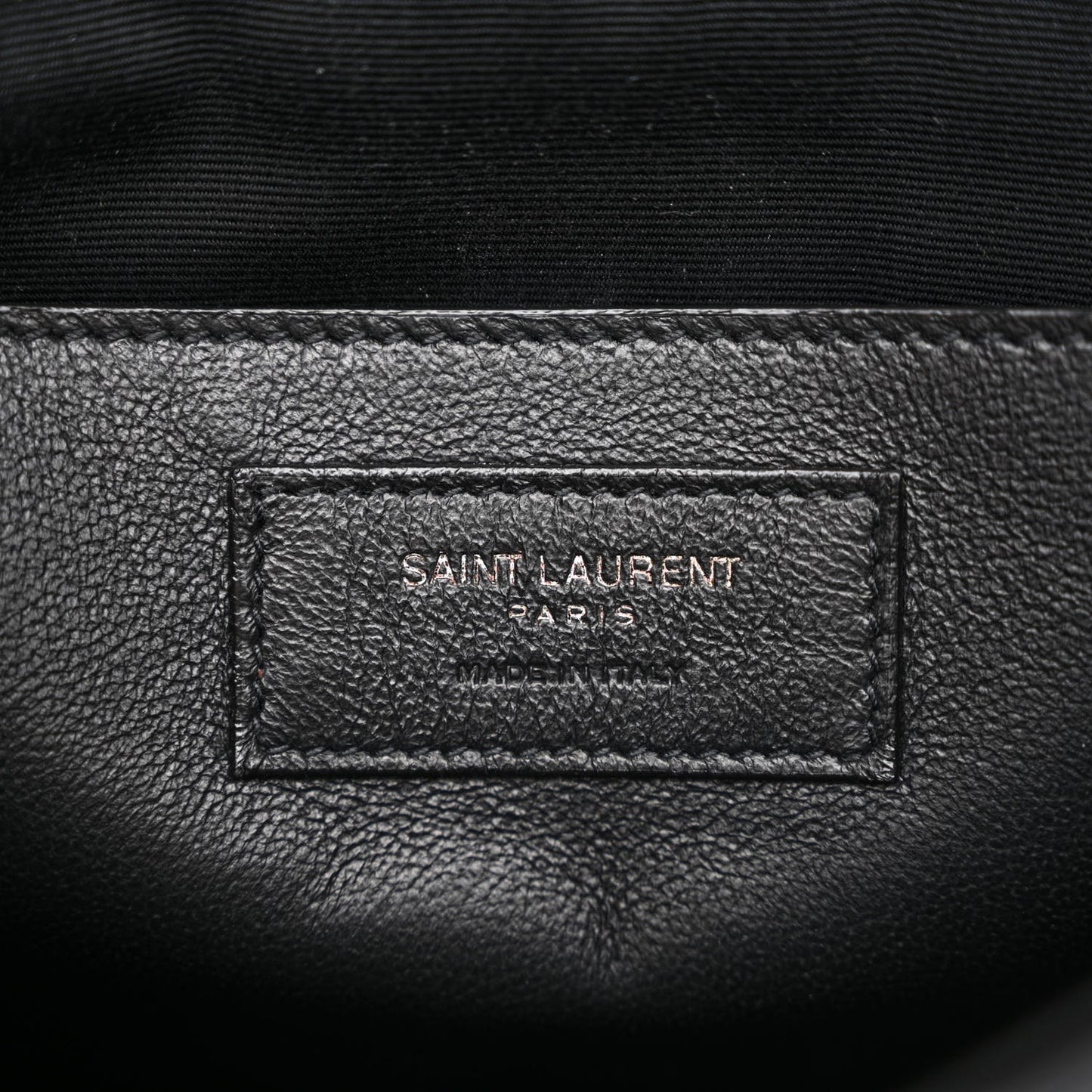 Crinkled Lambskin Matelasse Monogram Baby Niki Chain Satchel Black