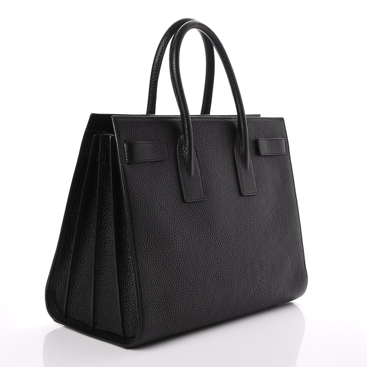 Grained Calfskin Large Sac De Jour Nero Black