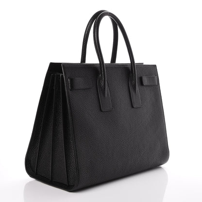 Saint Laurent Grained Calfskin Large Sac De Jour Nero Black 3 of 7