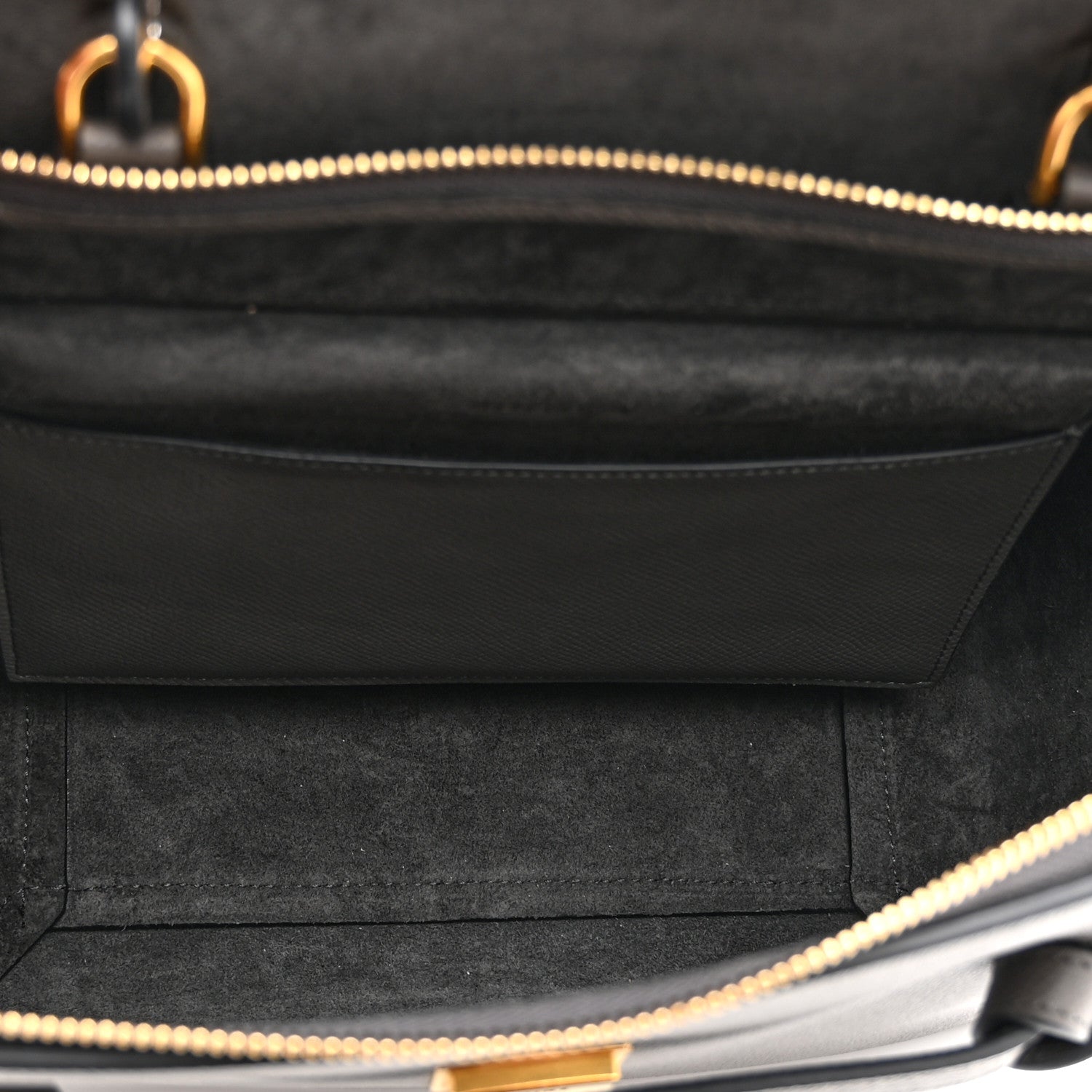 Celine Grained Calfskin Micro Belt Bag Grey 5 of 11