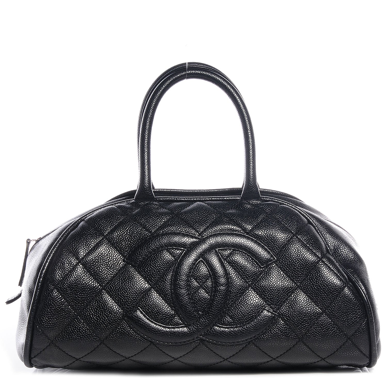 Chanel Caviar Bowler Black 1 of 7
