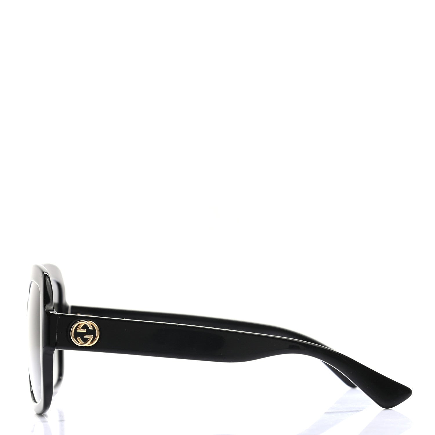 Gucci Oversized Square GG0036S Sunglasses Black 3 of 7