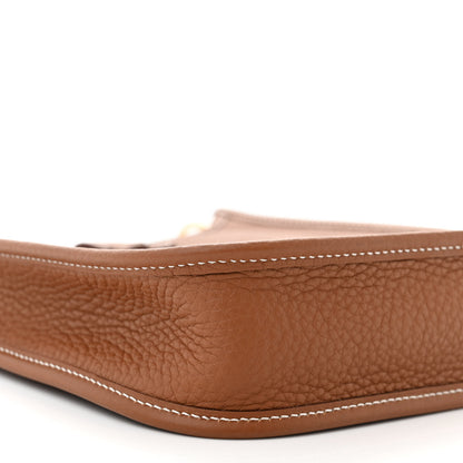 Hermes Taurillon Clemence Evelyne TPM Gold 9 of 11