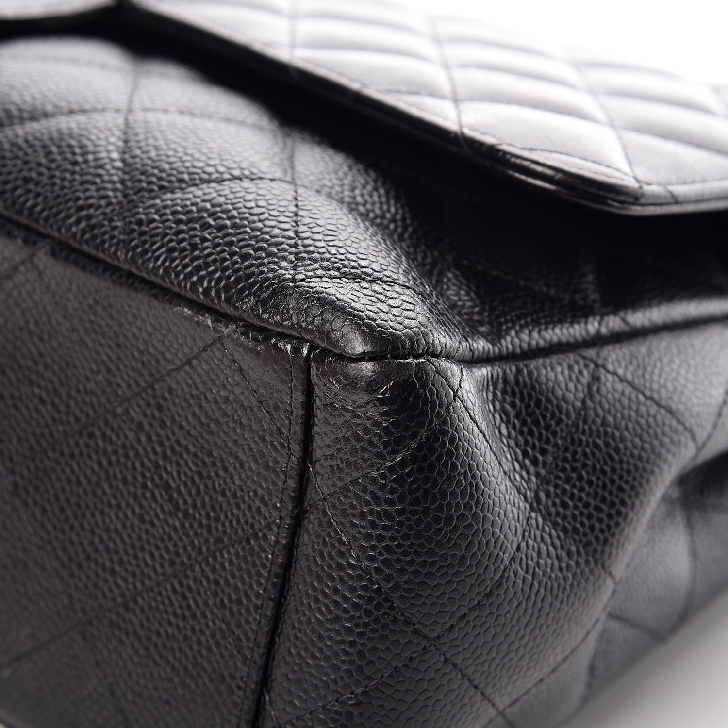 Chanel Caviar Quilted Maxi Double Flap Black 15 of 18