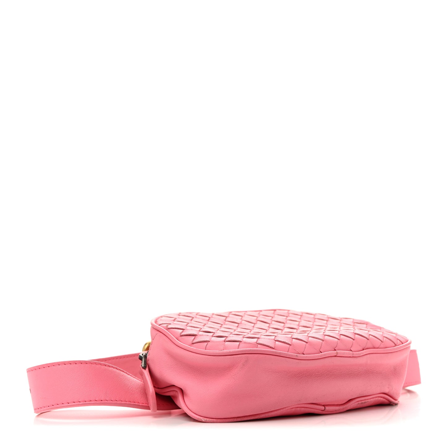 Nappa Intrecciato Belt Bag Pink