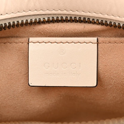 Gucci Calfskin Matelasse Small GG Marmont Chain Shoulder Bag White 6 of 11
