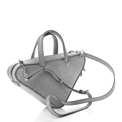 Balenciaga Glitter XS Triangle Chain Duffle Argent 3 of 8