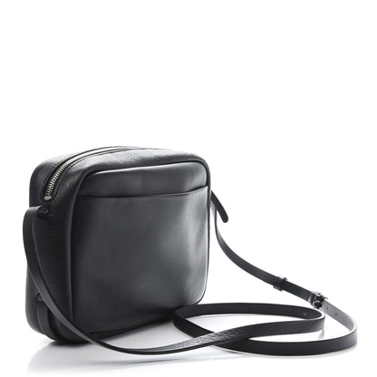 Balenciaga Calfskin Logo S Everyday Camera Bag Black 3 of 9