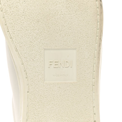 Fendi Vitello Rockoclick Slip On Sneakers 36 White Multicolor 6 of 11