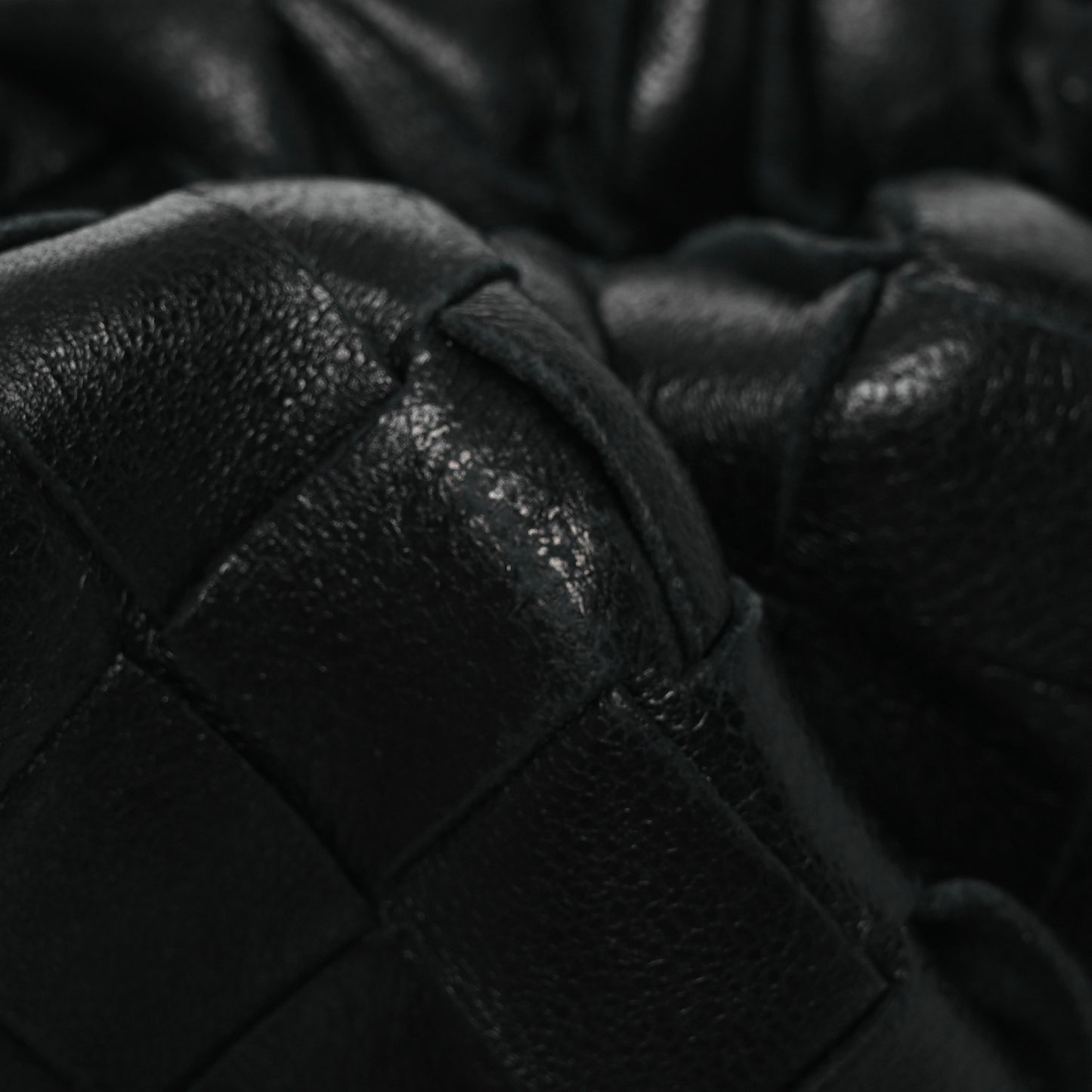 Nappa Intrecciato The Mini Pouch Black