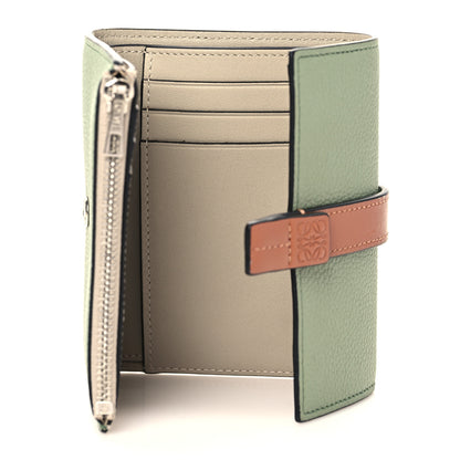 Loewe Grained Calfskin Small Vertical Wallet Rosemary Tan 5 of 6