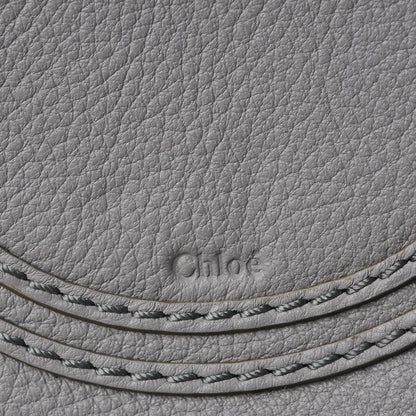 Chloe Calfskin Mini Marcie Round Crossbody Bag Cashmere Grey 6 of 9