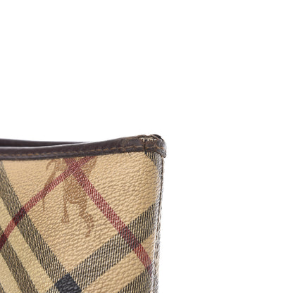 Burberry Haymarket Check Studded Tote Chocolate 14 of 21