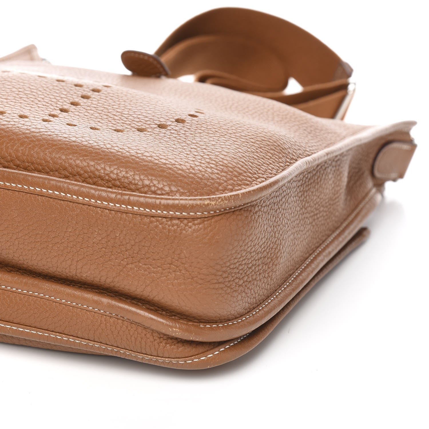 Hermes Taurillon Clemence Evelyne III GM Gold 8 of 9