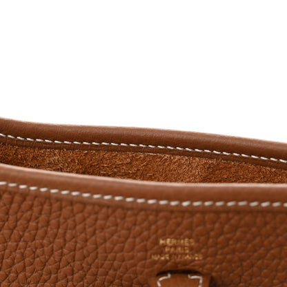 Hermes Taurillon Clemence Evelyne TPM Gold 13 of 13