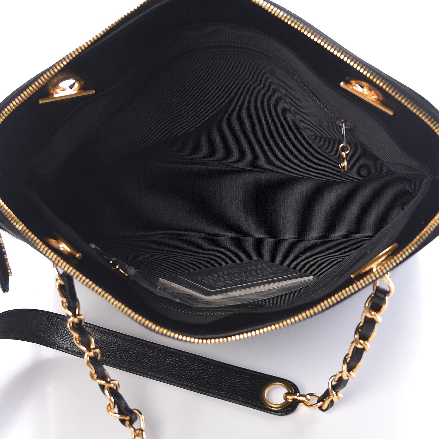 Chanel Caviar CC Shoulder Bag Black 5 of 13