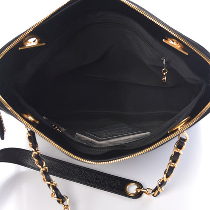 Chanel Caviar CC Shoulder Bag Black 5 of 13