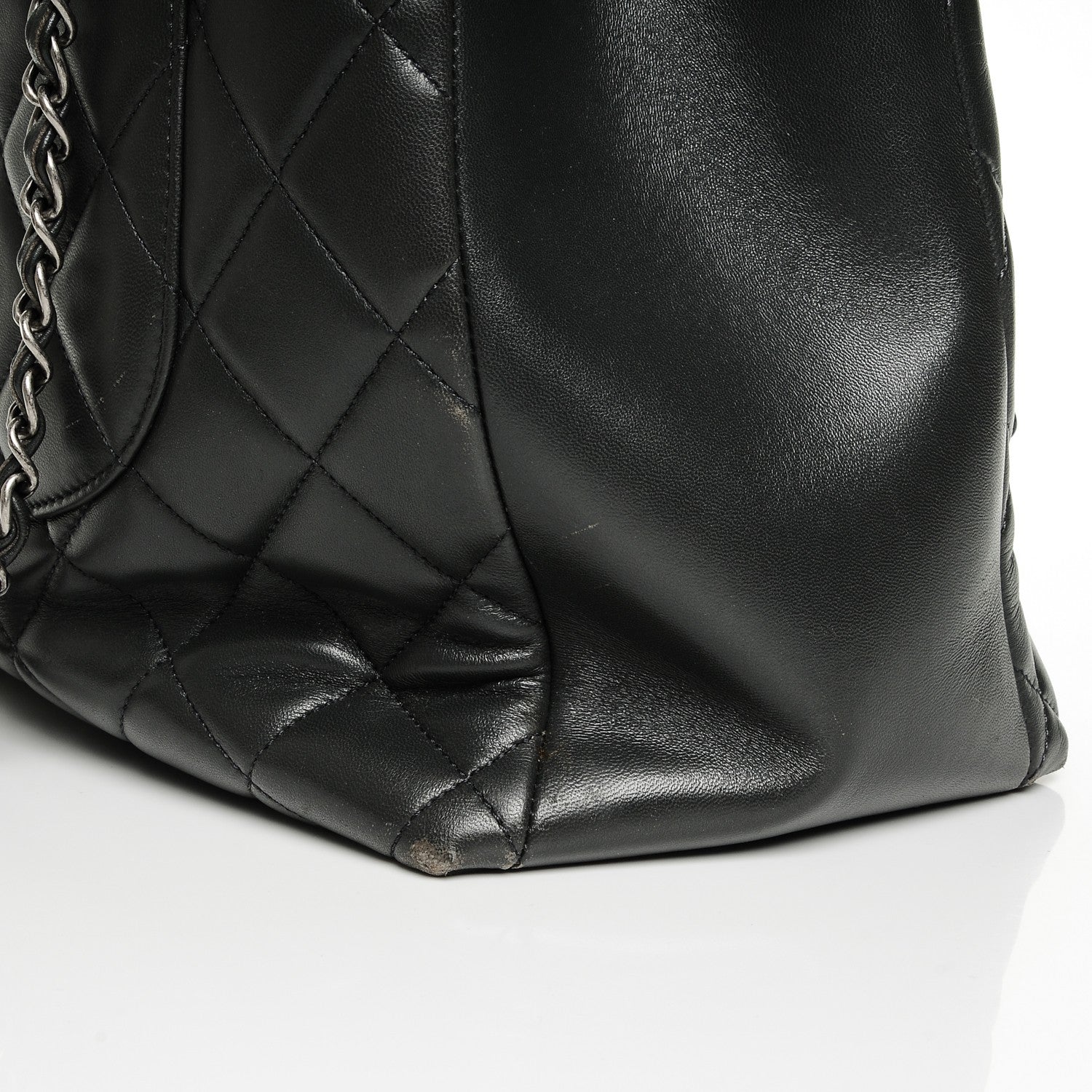 Chanel Lambskin Quilted Trendy CC Shopping Tote Grey 9 of 11