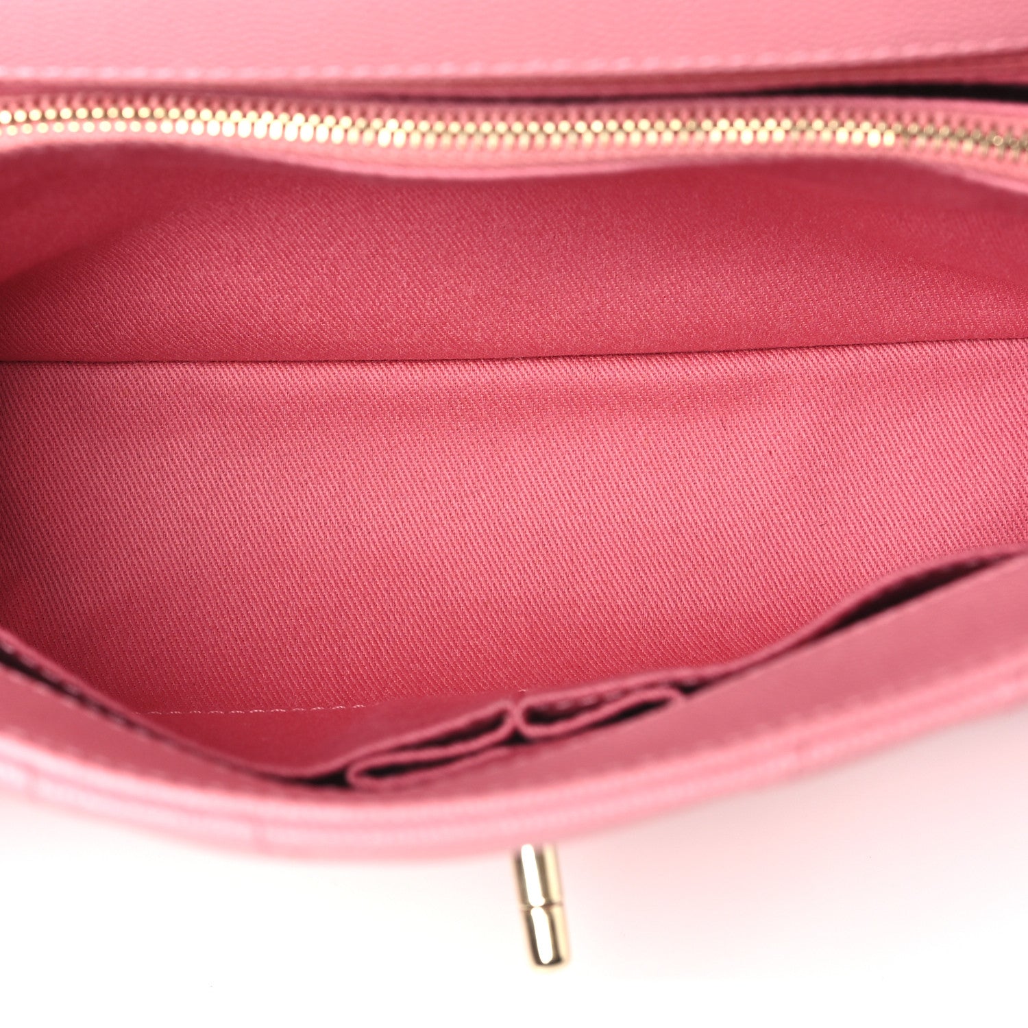 Chanel Caviar Chevron Quilted Small Coco Handle Flap Pink 5 of 10