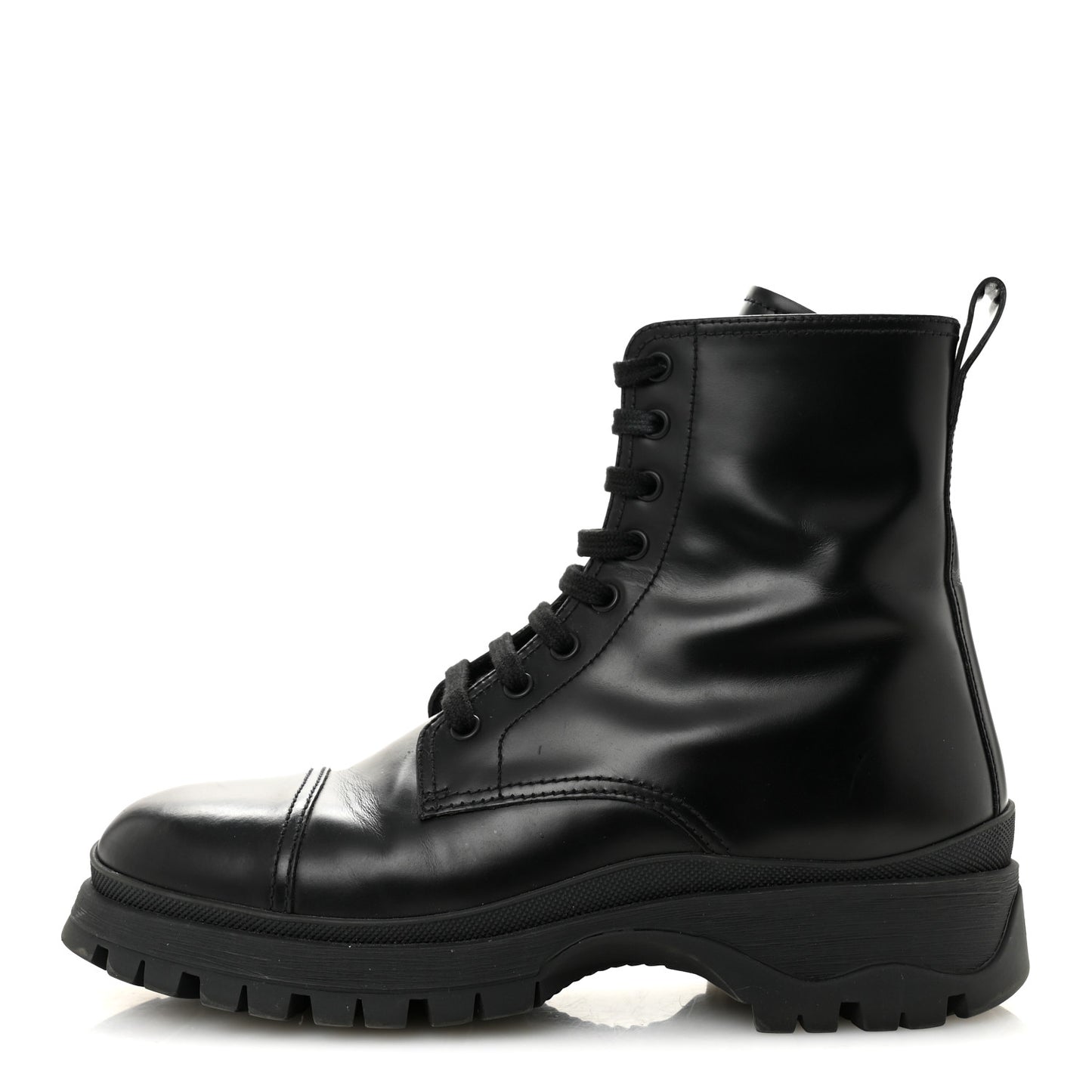 Spazzolato Chocolate 50mm Combat Boots 36.5 Black