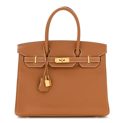 Hermes Epsom BIRKIN 30 Gold 1 of 10