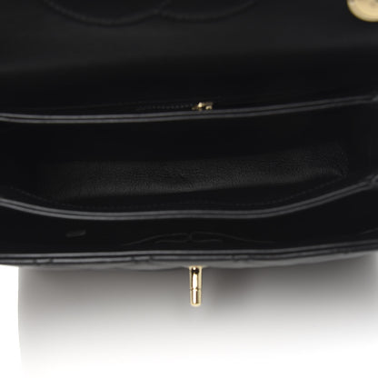 Chanel Lambskin Quilted Small Trendy CC Dual Handle Flap Bag Black 5 of 10