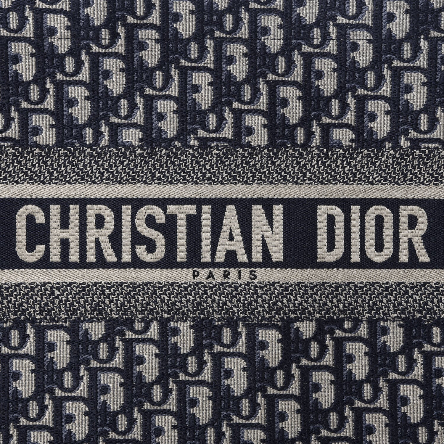 Christian Dior Oblique Medium Book Tote Blue Multicolor 7 of 10